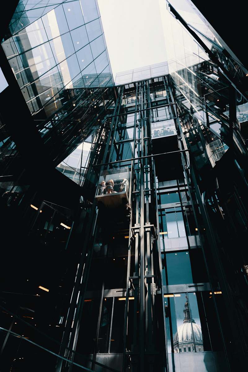 united kingdom low angle photography of curtain wall at daytime business
